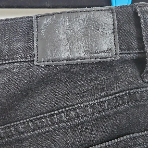 MADEWELL Slim Wide Leg Crop Women's Black Jeans 29 - Picture 8 of 11